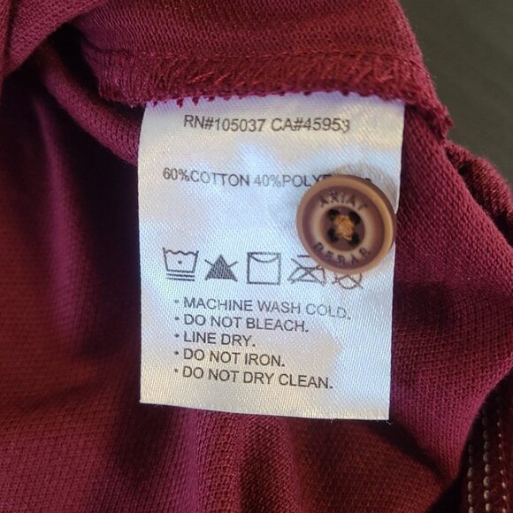 Ariat Rebar Workman Polo Shirt Workwear Men Large Tall - Picture 7 of 9